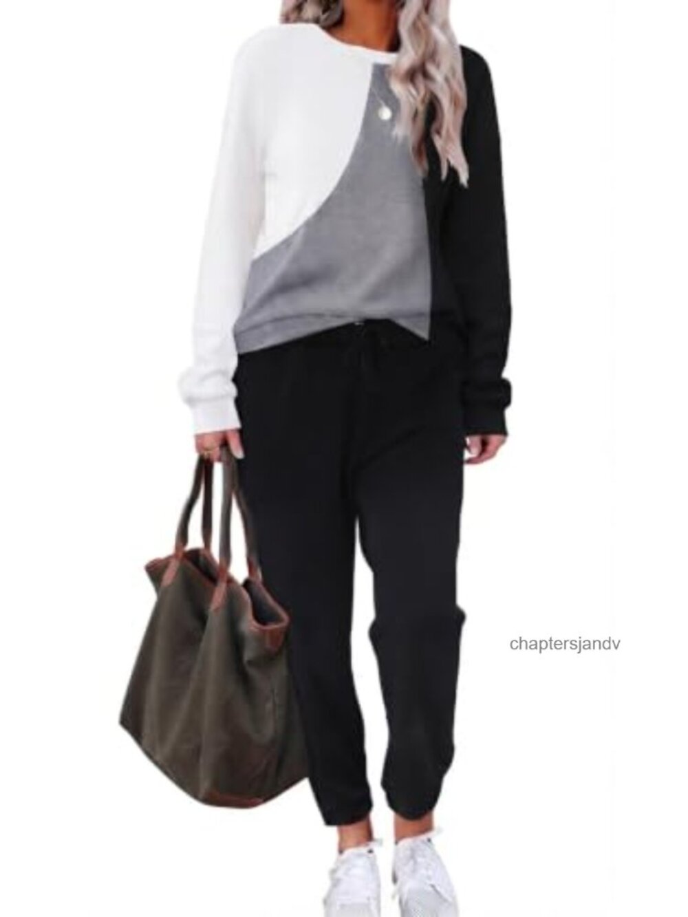 Two Piece Lounge Set Womens Lightweight Jogger Sweatsuit Pullover